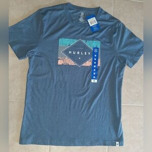 NWT Hurley Men's Blue Graphic T-Shirt Size M